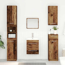 Wastafelkast met lade Oud Hout 38,5 x 41 x 48 cm Bewerkt hout