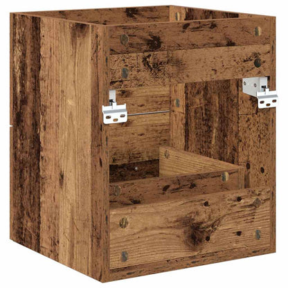 Wastafelkast met lade Oud Hout 38,5 x 41 x 48 cm Bewerkt hout