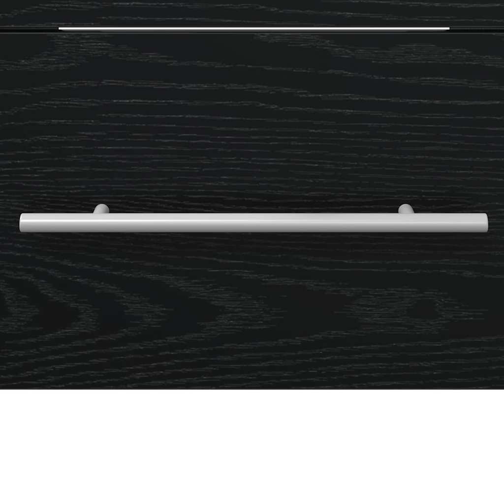 Wastafelkast Zwart Eiken 38,5 x 41 x 48 cm Bewerkt hout