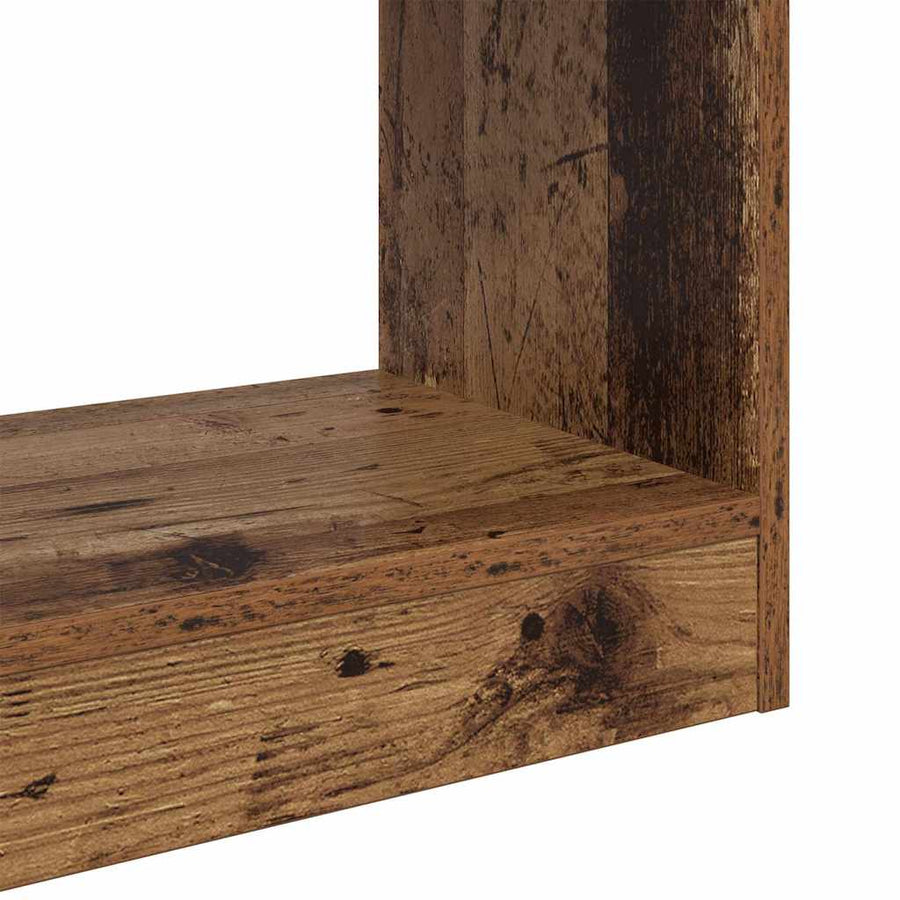 Boekenkast Oud hout 40 x 30 x 103 cm Bewerkt hout
