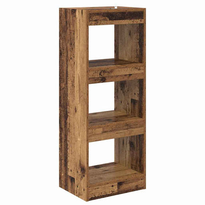 Boekenkast Oud hout 40 x 30 x 103 cm Bewerkt hout