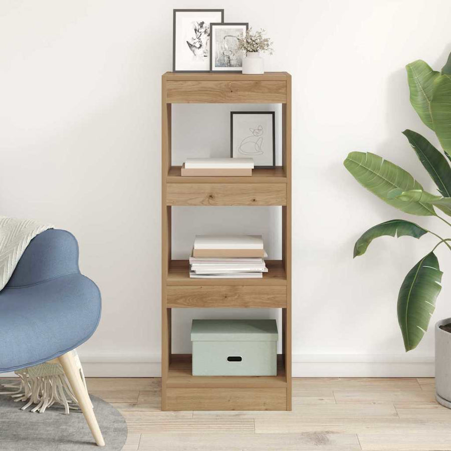 Boekenkast artisanaal eikenkleurig 40 x 30 x 103 cm