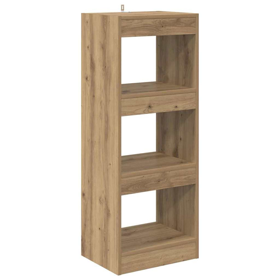 Boekenkast artisanaal eikenkleurig 40 x 30 x 103 cm