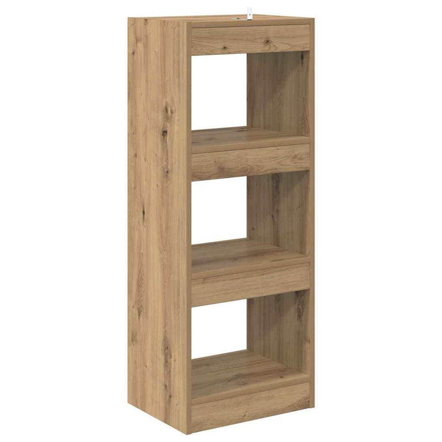 Boekenkast artisanaal eikenkleurig 40 x 30 x 103 cm