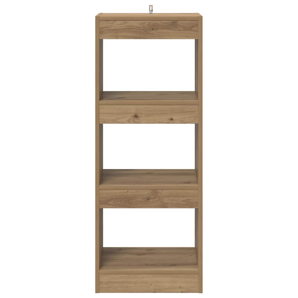 Boekenkast artisanaal eikenkleurig 40 x 30 x 103 cm