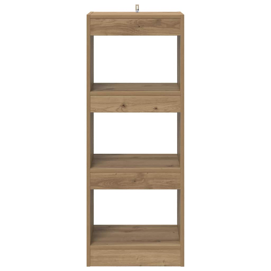 Boekenkast artisanaal eikenkleurig 40 x 30 x 103 cm