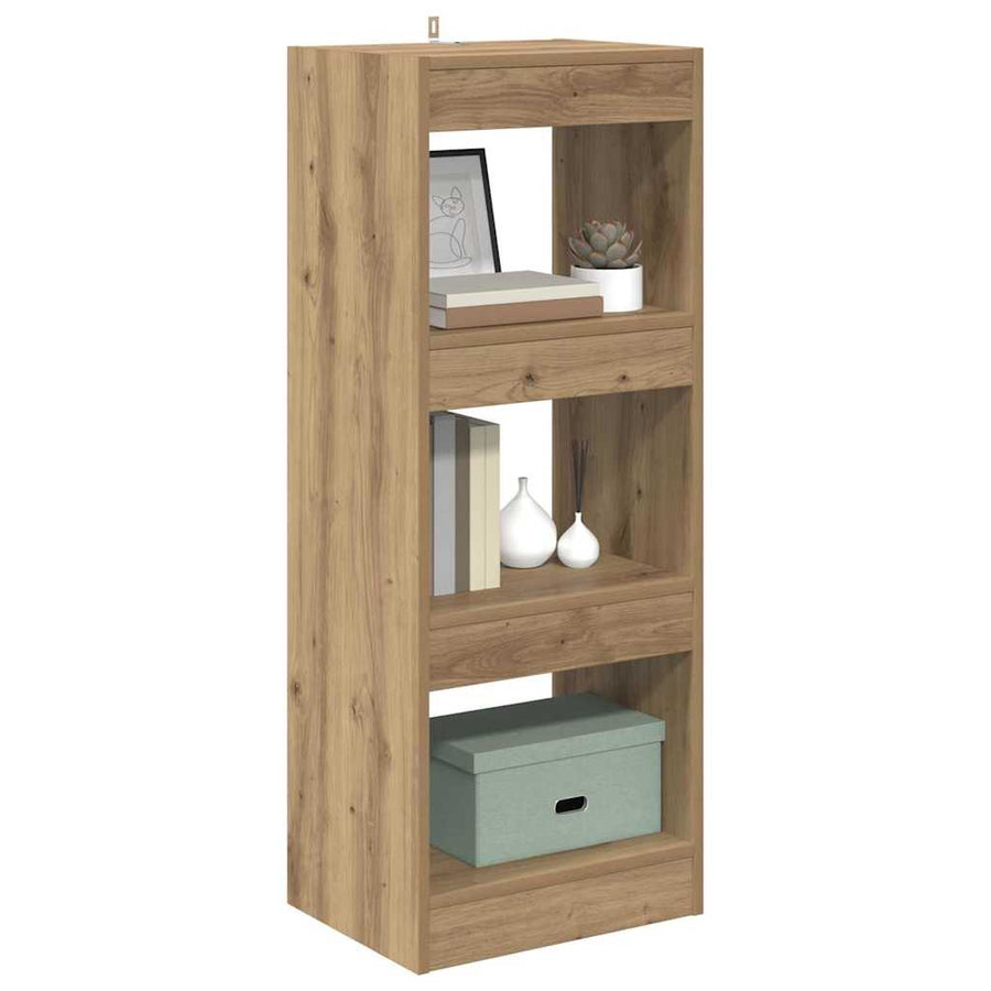 Boekenkast artisanaal eikenkleurig 40 x 30 x 103 cm