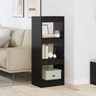 Boekenkast 40x30x103 cm zwart eiken