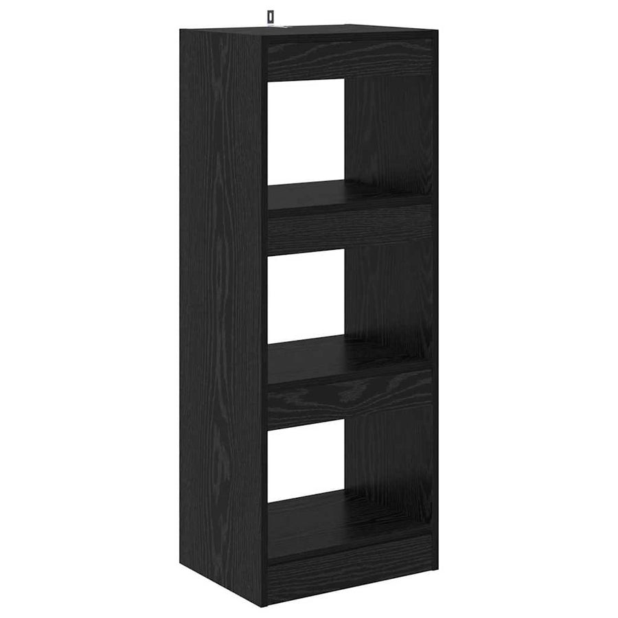 Boekenkast Zwart eiken 40 x 30 x 103 cm Bewerkt hout