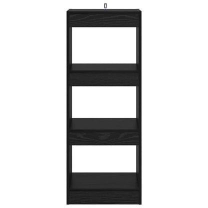 Boekenkast Zwart eiken 40 x 30 x 103 cm Bewerkt hout