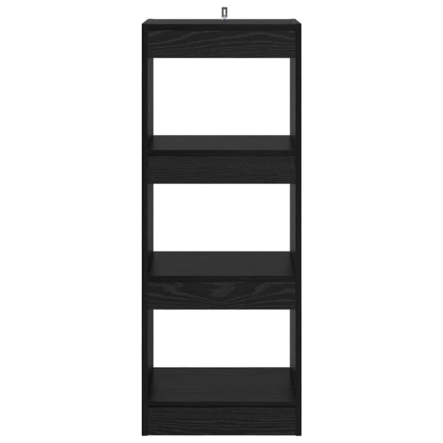 Boekenkast Zwart eiken 40 x 30 x 103 cm Bewerkt hout