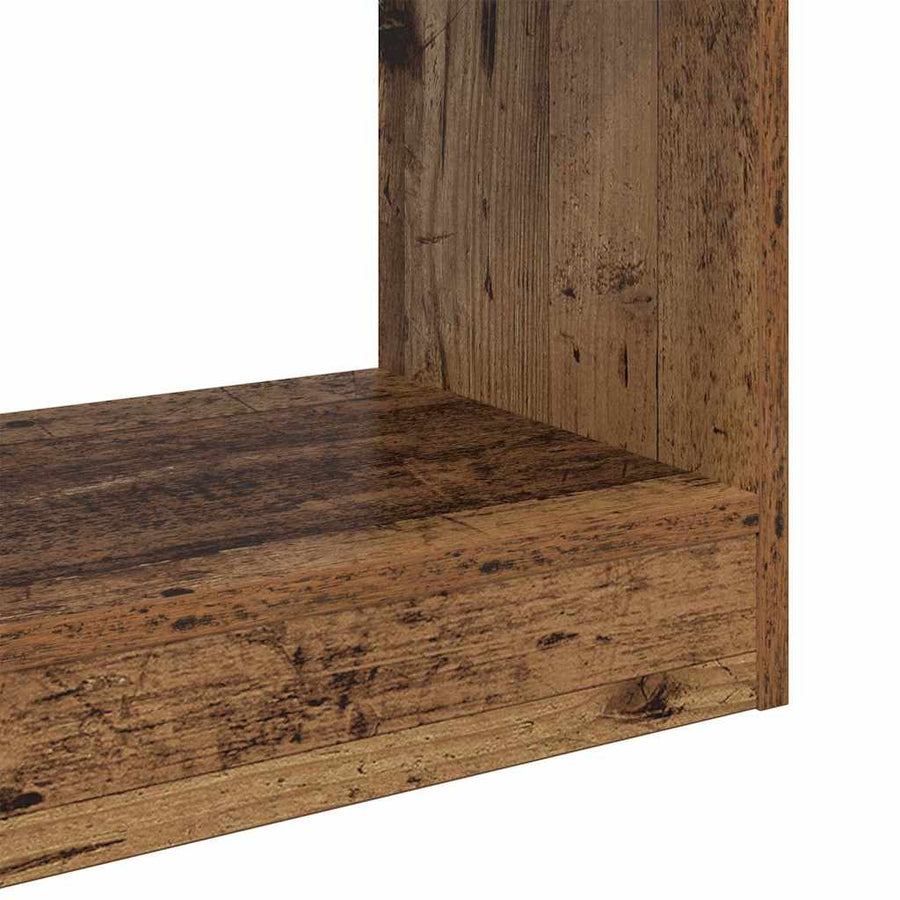 Boekenkast Oudhout 60 x 30 x 72 cm Bewerkt hout