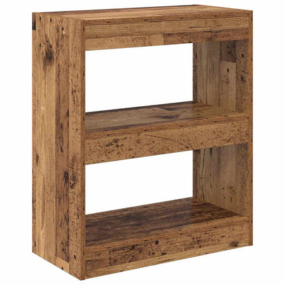 Boekenkast Oudhout 60 x 30 x 72 cm Bewerkt hout