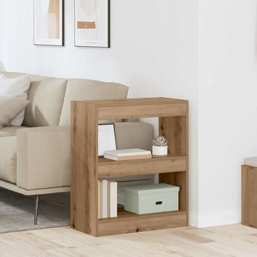 Boekenkast Artisan Eiken 60 x 30 x 72 cm Bewerkt hout