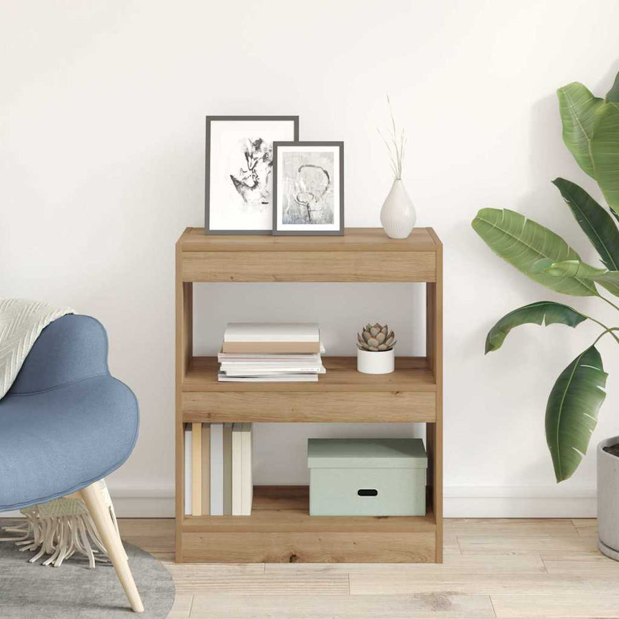 Boekenkast Artisan Eiken 60 x 30 x 72 cm Bewerkt hout