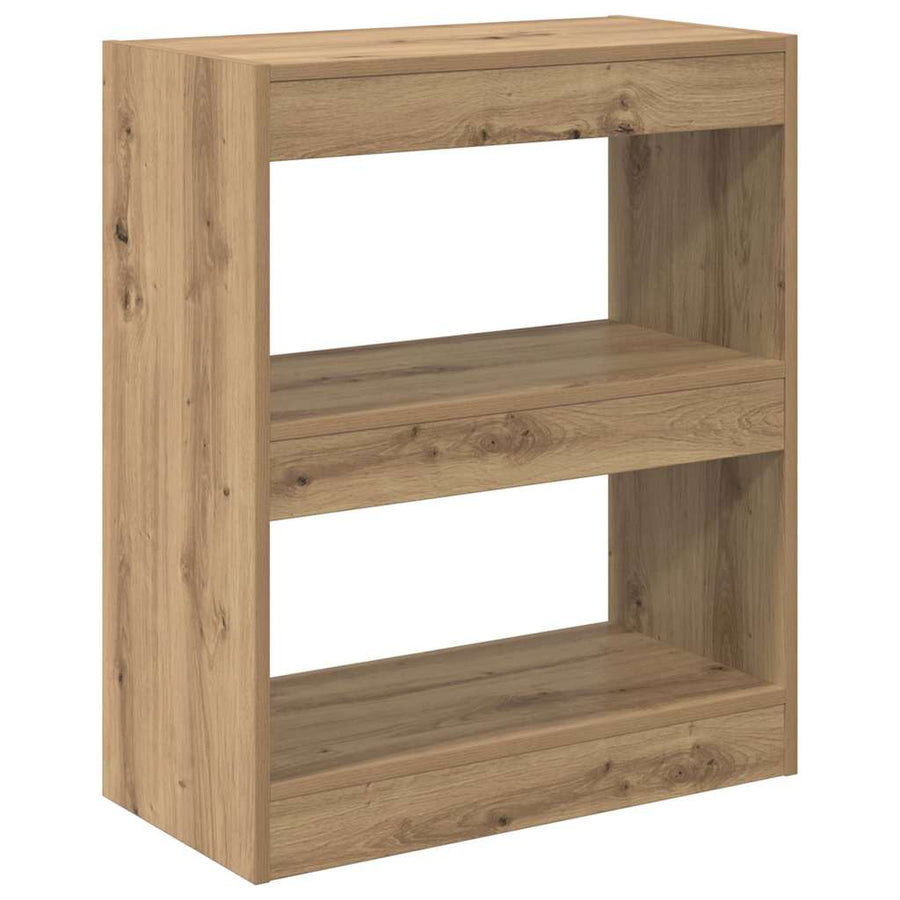 Boekenkast Artisan Eiken 60 x 30 x 72 cm Bewerkt hout