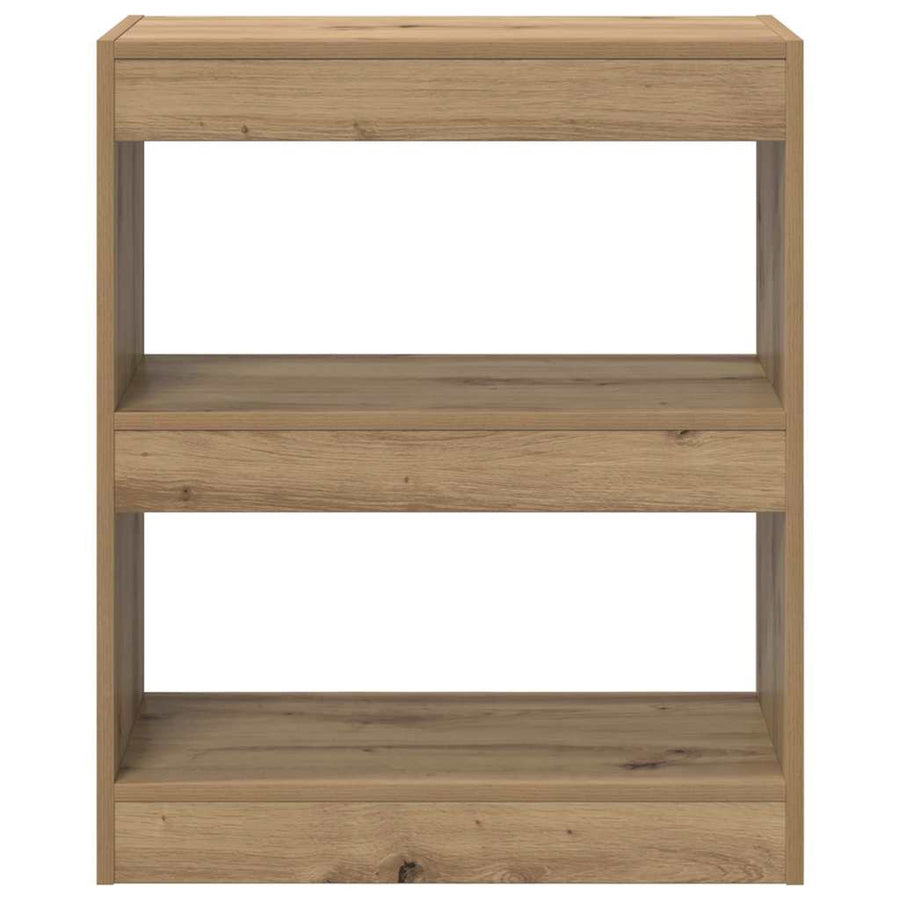 Boekenkast Artisan Eiken 60 x 30 x 72 cm Bewerkt hout