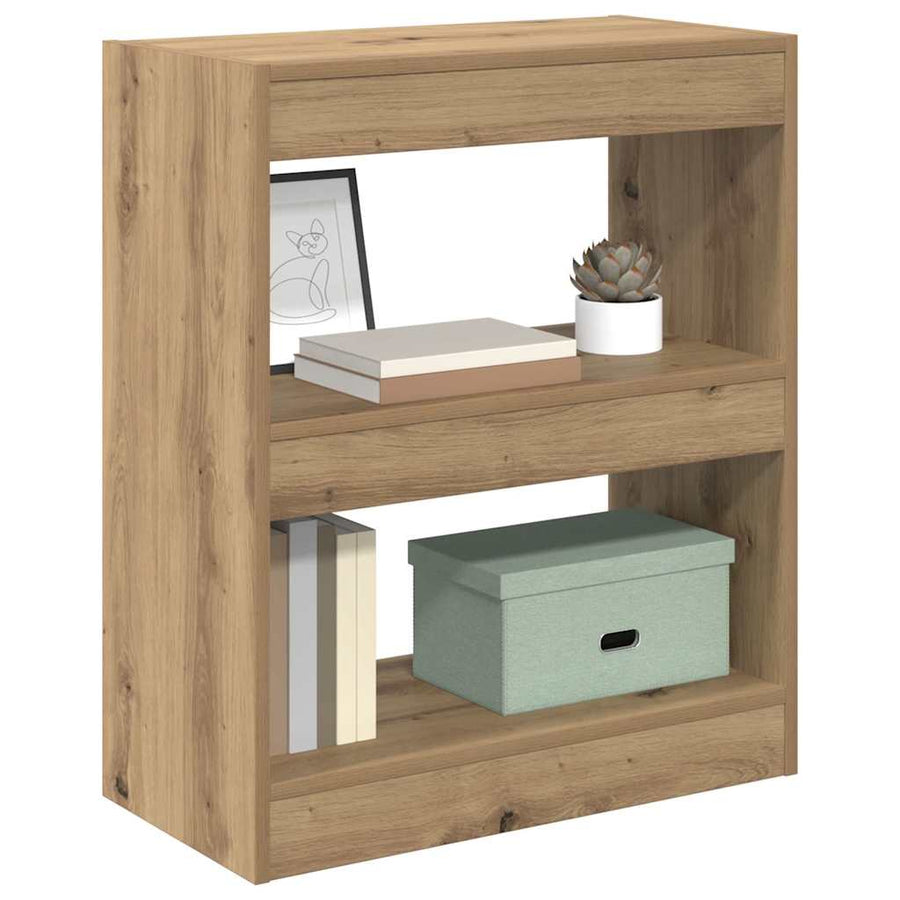 Boekenkast Artisan Eiken 60 x 30 x 72 cm Bewerkt hout