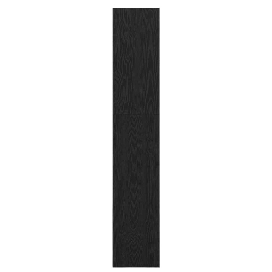 Boekenkast Zwart eiken 60 x 30 x 166 cm Bewerkt hout