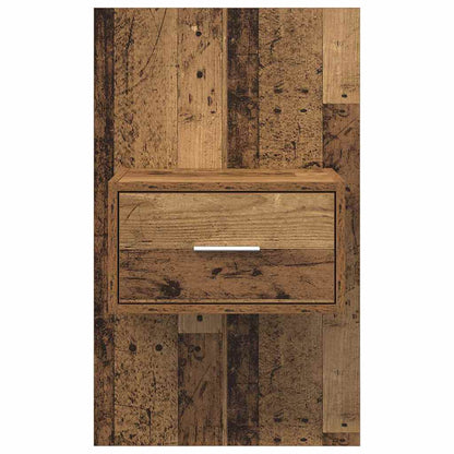 Bedkast 2 pcs Oud hout 48.5 x 32.5 x 80 cm Bewerkt hout