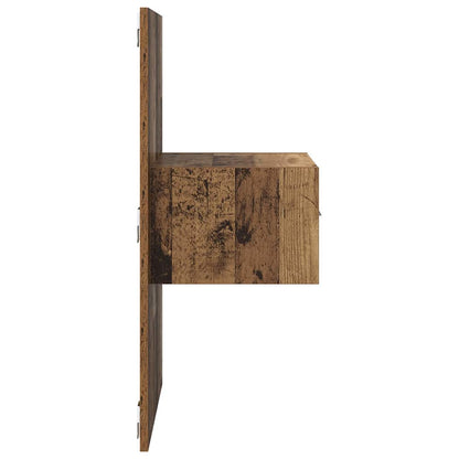 Bedkast 2 pcs Oud hout 48.5 x 32.5 x 80 cm Bewerkt hout