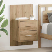 Wandkastje 48,5x32,5x80 cm bewerkt hout