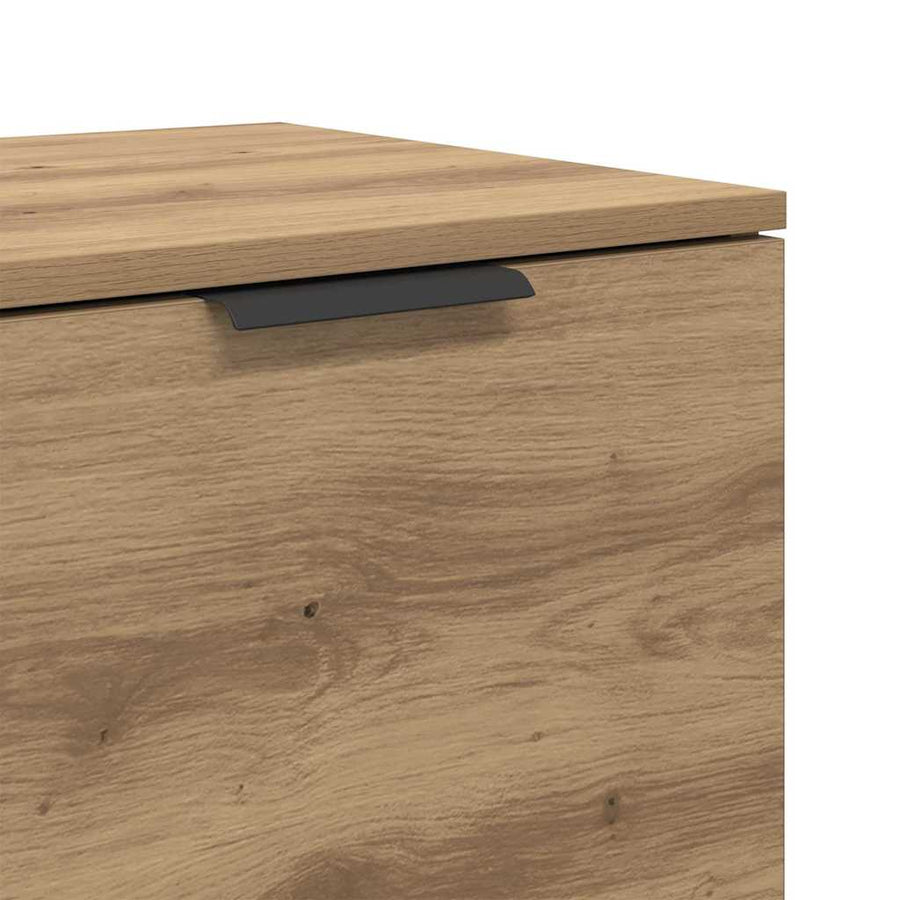 Bedkast 2 pcs artisanaal eikenkleurig 40 x 39 x 40 cm