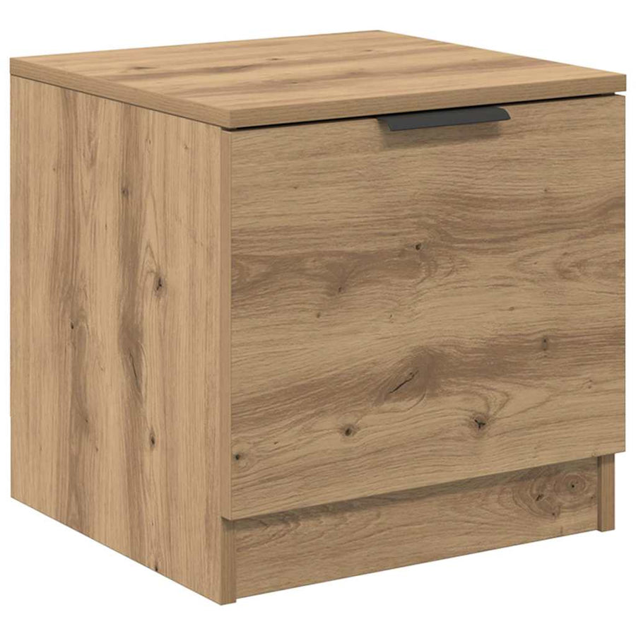 Bedkast 2 pcs artisanaal eikenkleurig 40 x 39 x 40 cm