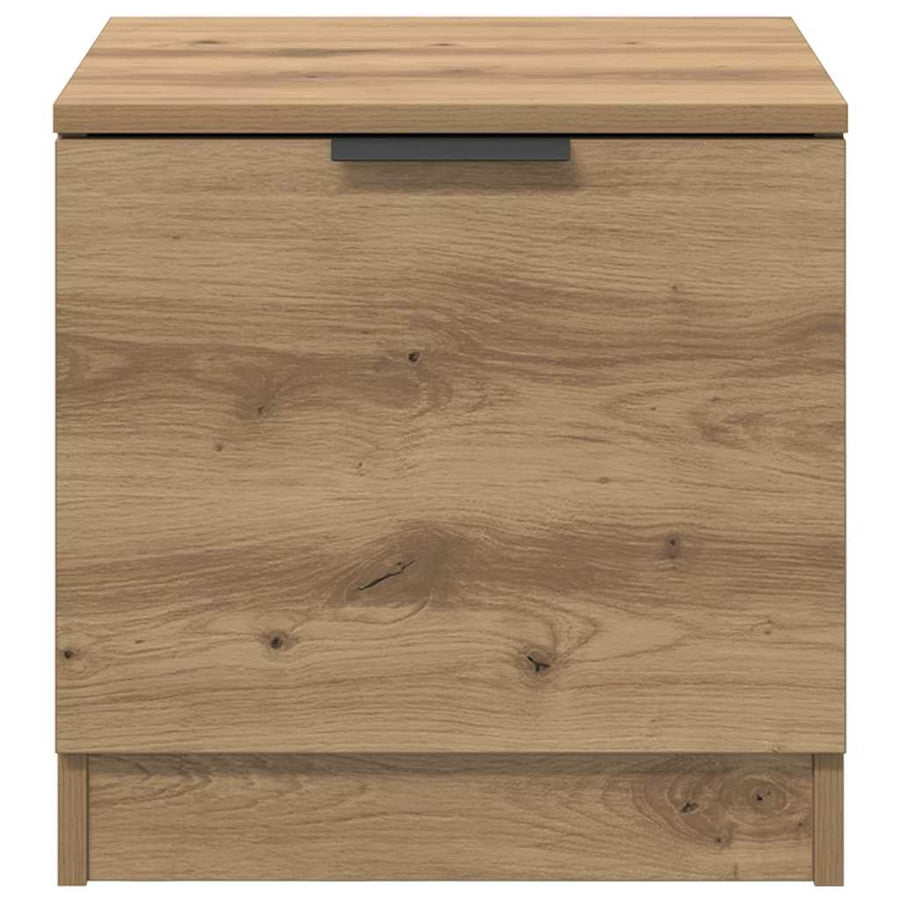 Bedkast 2 pcs artisanaal eikenkleurig 40 x 39 x 40 cm