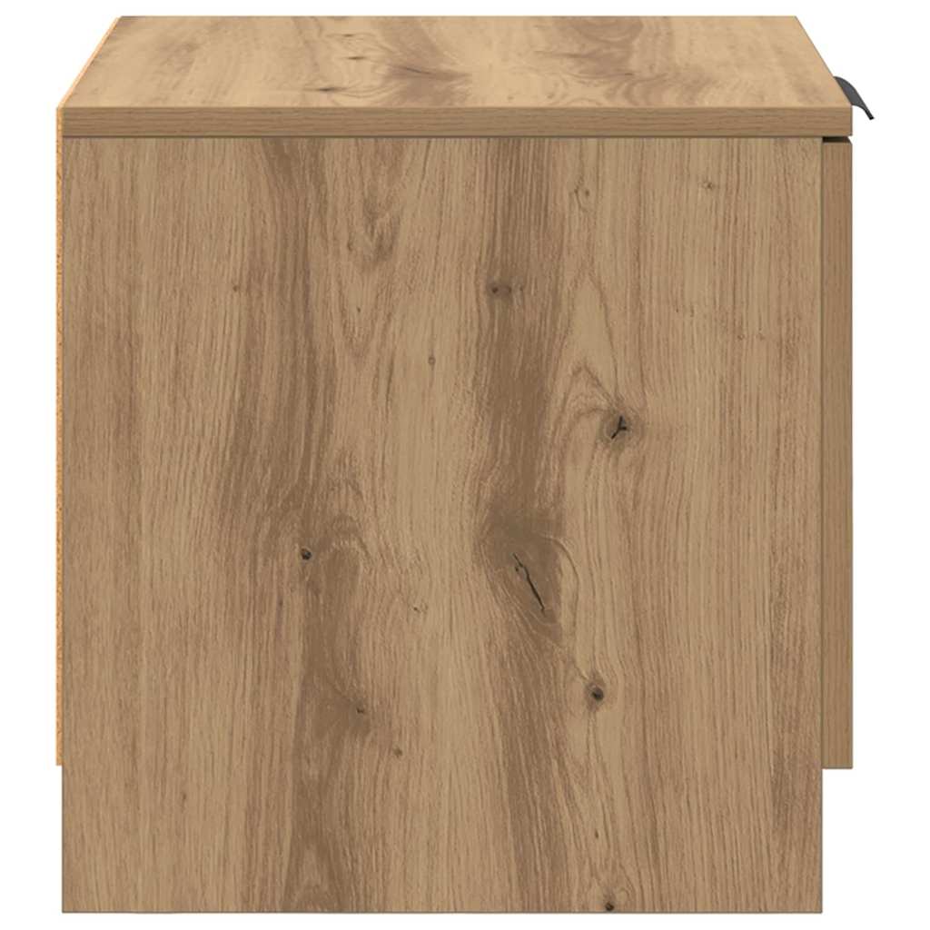 Bedkast 2 pcs artisanaal eikenkleurig 40 x 39 x 40 cm
