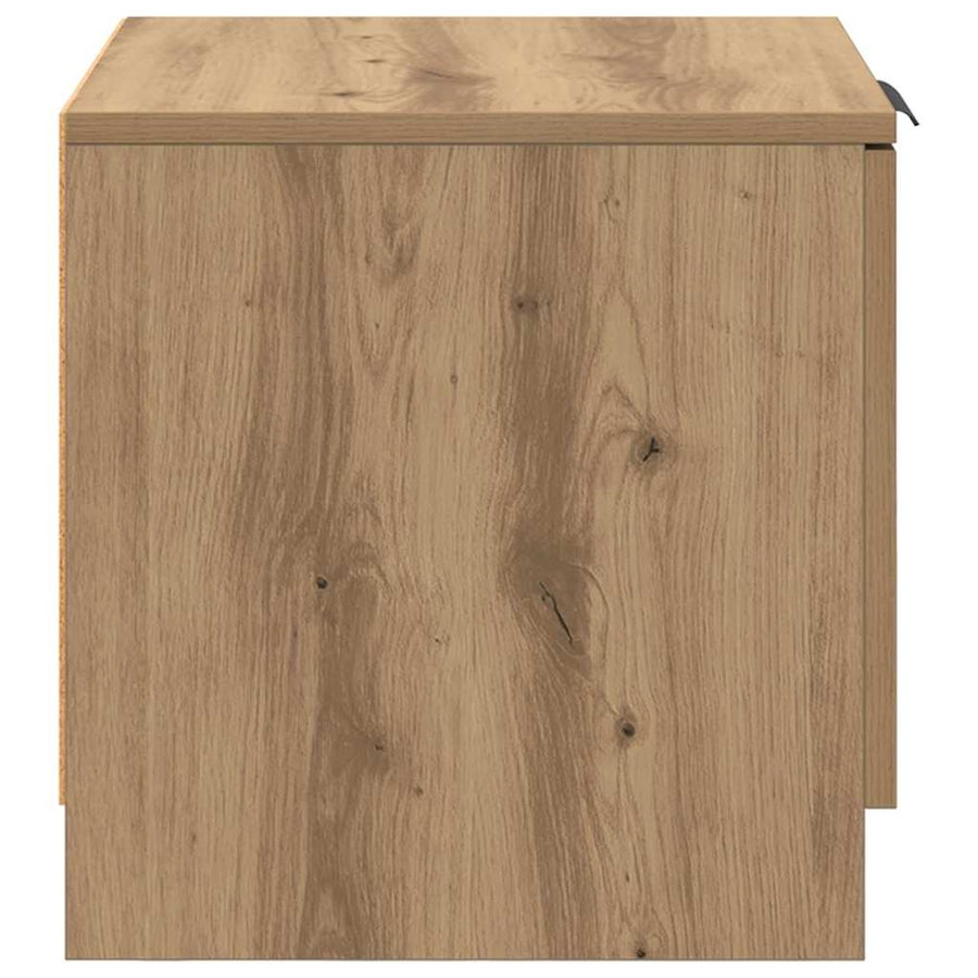 Bedkast 2 pcs artisanaal eikenkleurig 40 x 39 x 40 cm