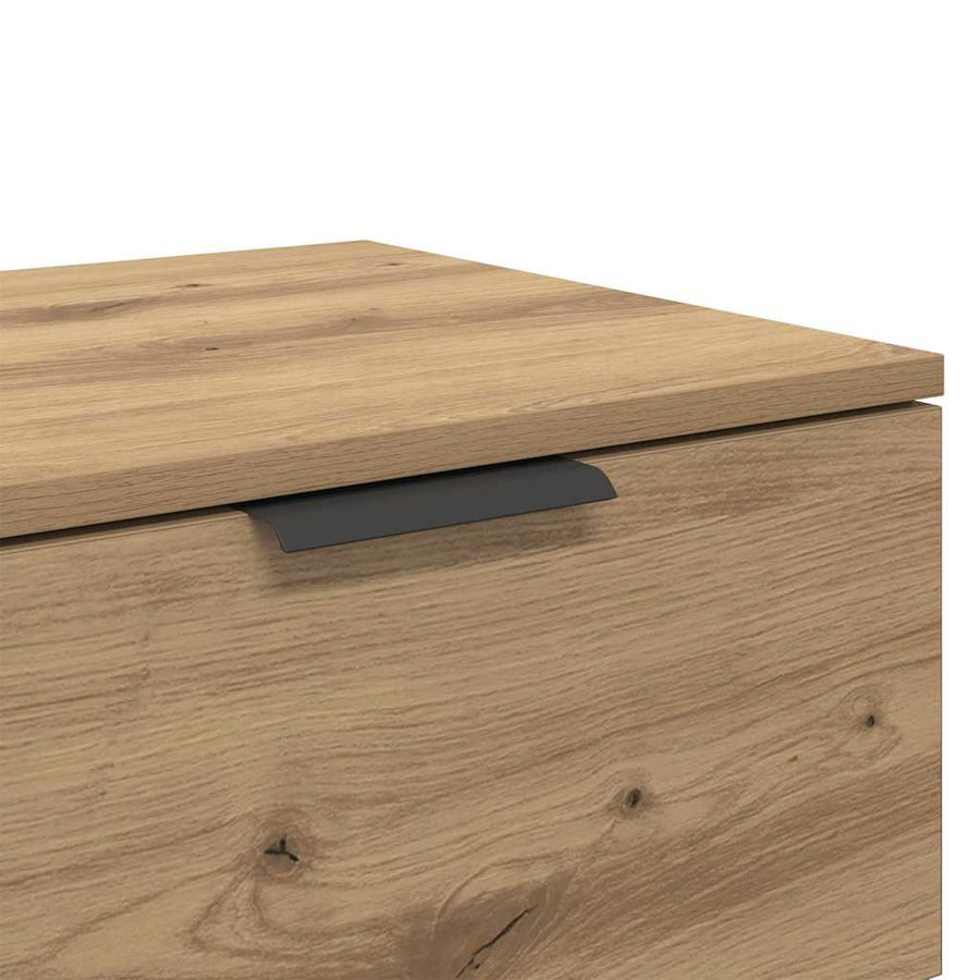 Nachtkastje 2 pcs Artisan Eiken 45 x 39 x 50cm Bewerkt hout
