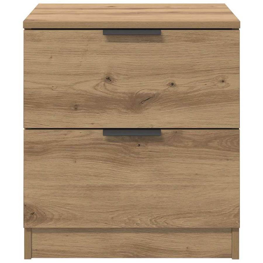 Nachtkastje 2 pcs Artisan Eiken 45 x 39 x 50cm Bewerkt hout
