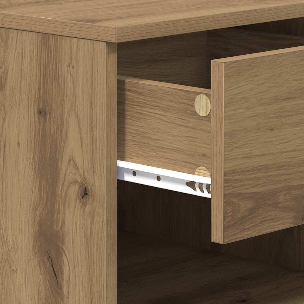 Bed kast 2 pcs Artisan Eiken 40 x 39 x 40cm Bewerkt hout