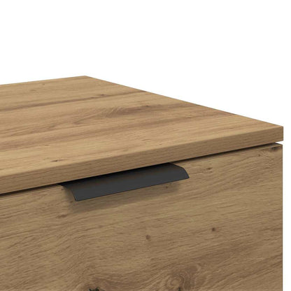 Bed kast 2 pcs Artisan Eiken 40 x 39 x 40cm Bewerkt hout