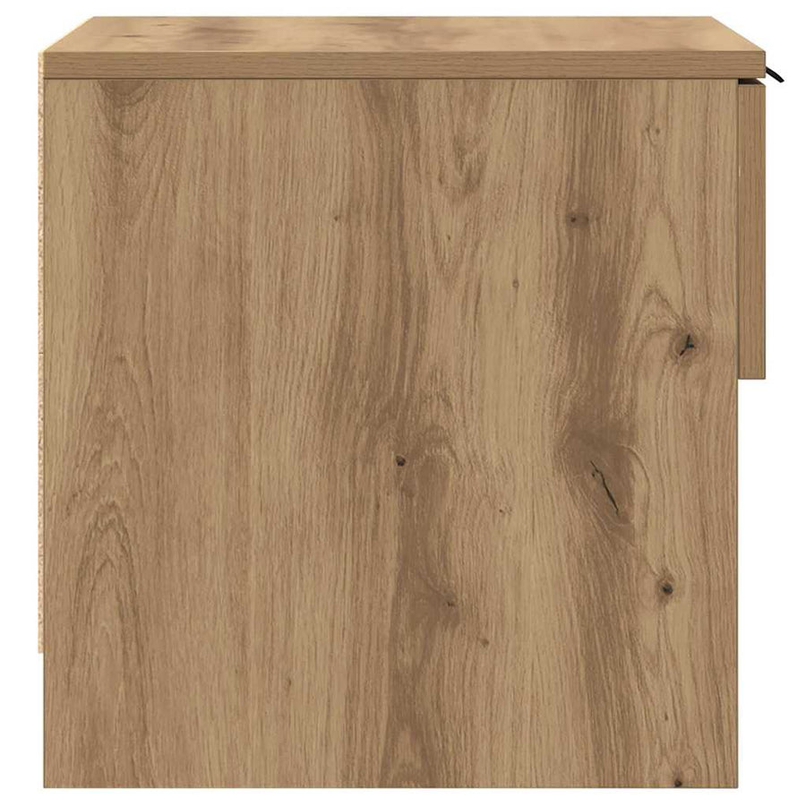 Bed kast 2 pcs Artisan Eiken 40 x 39 x 40cm Bewerkt hout