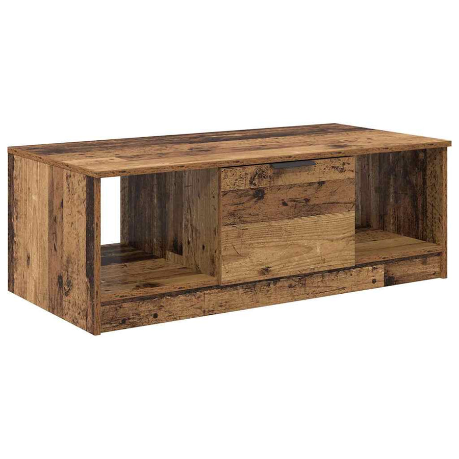Salontafel Oud hout 100 x 50 x 36 cm Bewerkt hout