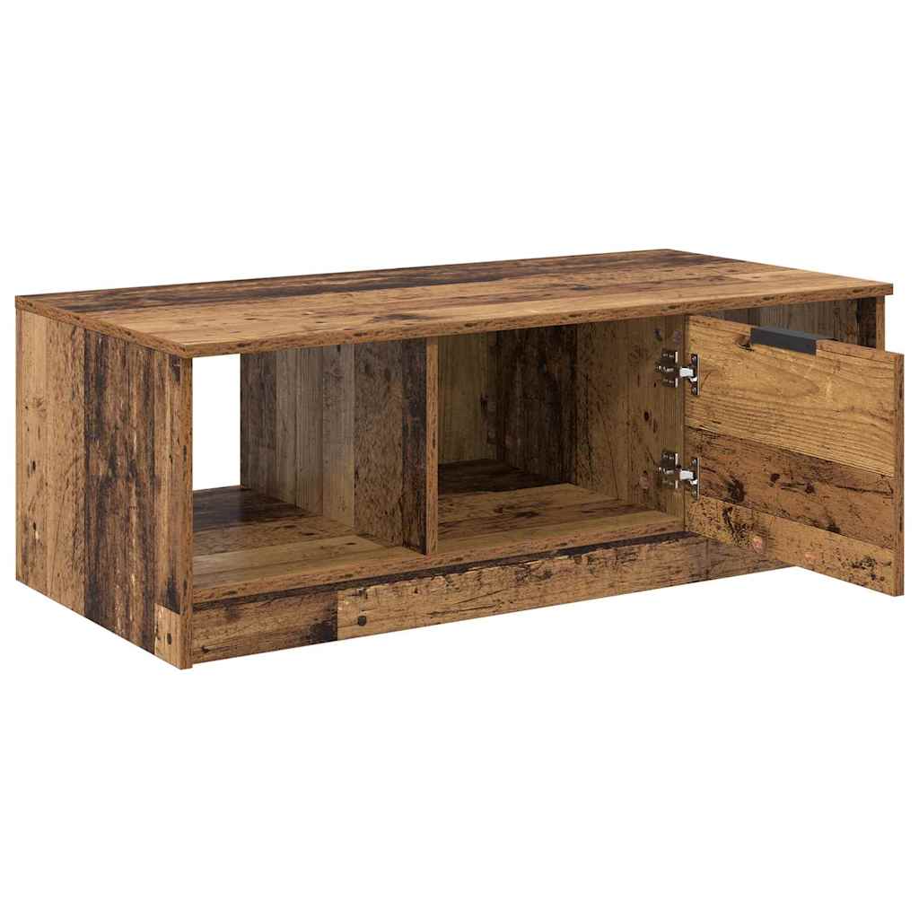 Salontafel Oud hout 100 x 50 x 36 cm Bewerkt hout