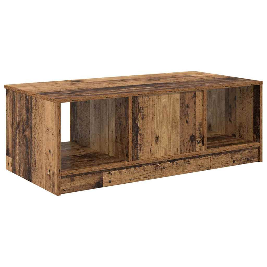Salontafel Oud hout 100 x 50 x 36 cm Bewerkt hout