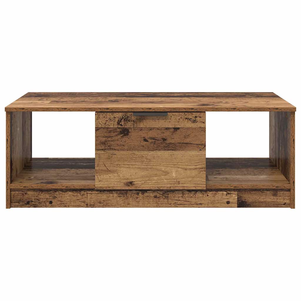 Salontafel Oud hout 100 x 50 x 36 cm Bewerkt hout