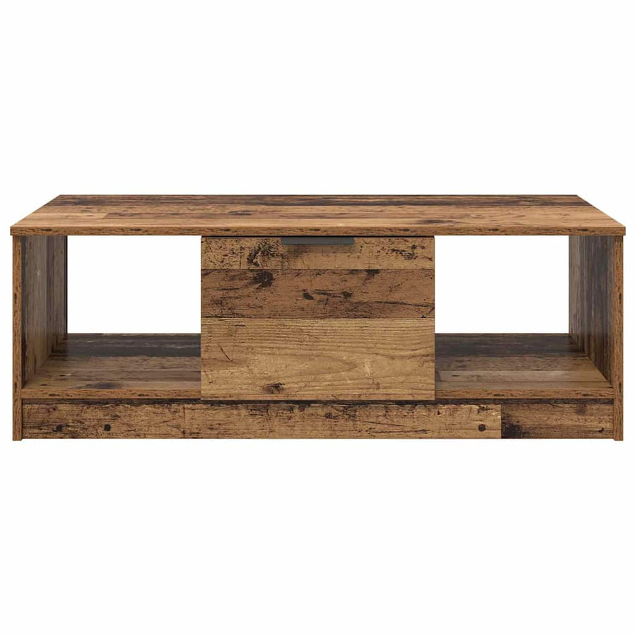 Salontafel Oud hout 100 x 50 x 36 cm Bewerkt hout