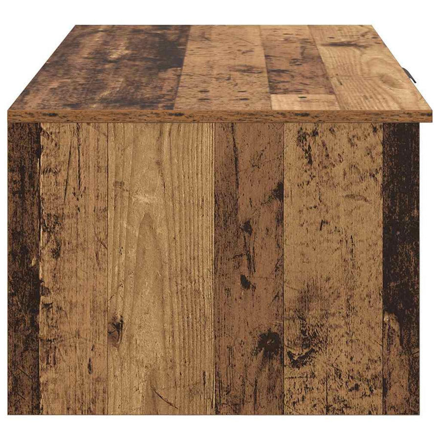 Salontafel Oud hout 100 x 50 x 36 cm Bewerkt hout