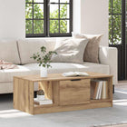 Salontafel 102x50x36cm eikenkleurig bewerkt hout
