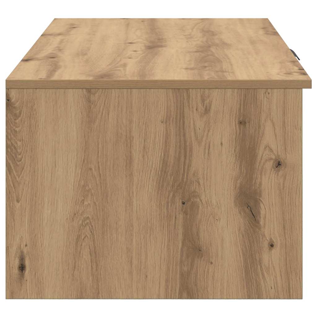 Salontafel artisanaal eikenkleurig 100 x 50 x 36 cm