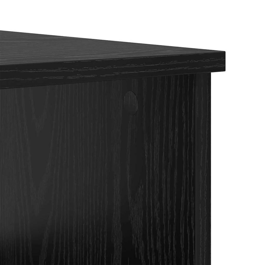 Salontafel Zwart eiken 100 x 50 x 36 cm Bewerkt hout