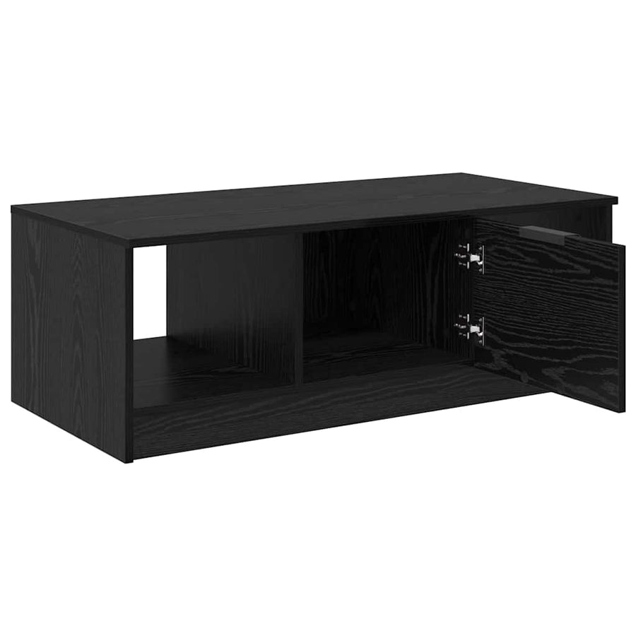 Salontafel Zwart eiken 100 x 50 x 36 cm Bewerkt hout