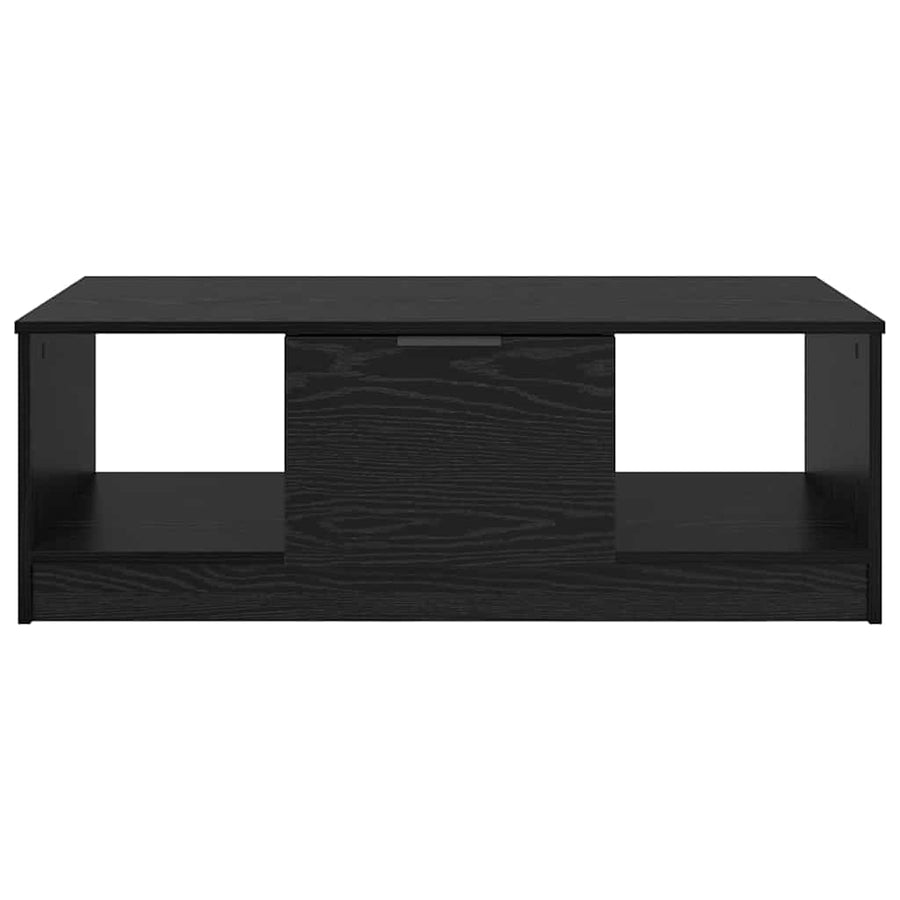 Salontafel Zwart eiken 100 x 50 x 36 cm Bewerkt hout