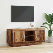 TV-kast 102x35x45 cm oud hout bewerkt hout