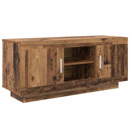 TV-kast Oud Hout 102 x 35 x 45 cm Bewerkt hout