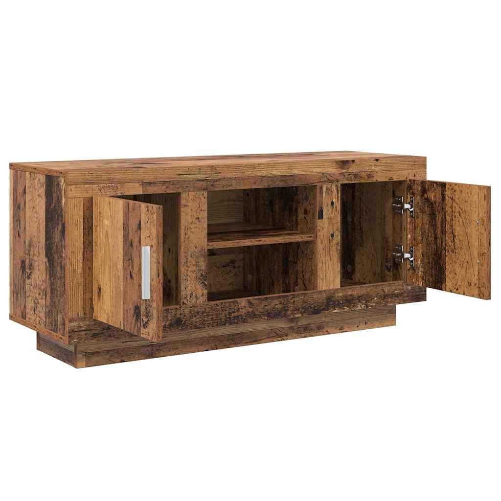 TV-kast Oud Hout 102 x 35 x 45 cm Bewerkt hout